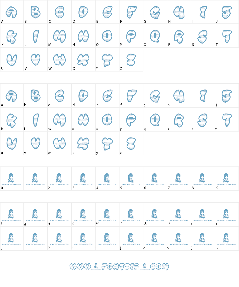 Ghetto Master Font Character